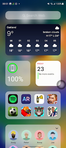 Launcher iOS 26 screenshot