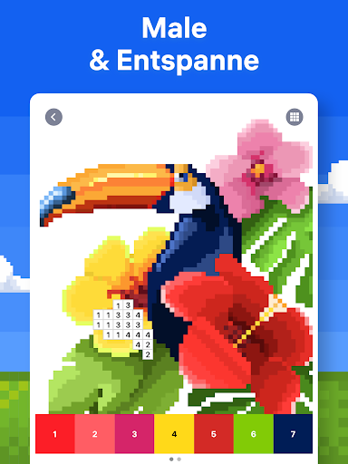 Pixel Art - Malen nach Zahlen Screenshot