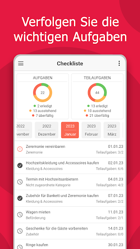 Hochzeitsplaner von MyWed Screenshot