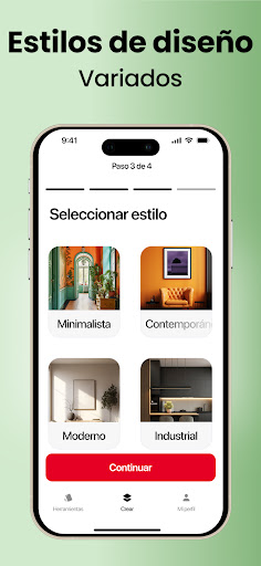 Captura de pantalla de Home AI – Diseño Interior IA