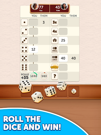 Captura de pantalla de Dice Yatzy - Classic Fun Game