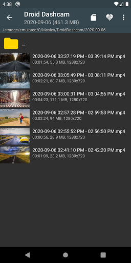 Droid Dashcam - Video Recorder screenshot