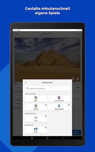 Kahoot! Spaß mit Quizspielen Screenshot