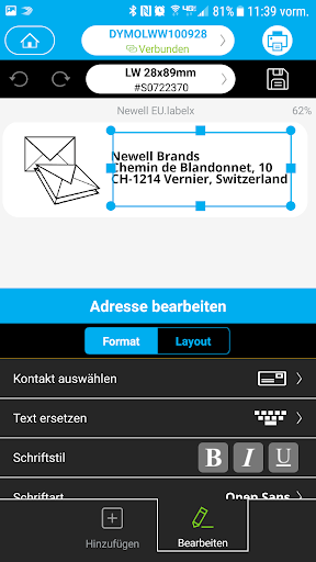 DYMO Connect Screenshot