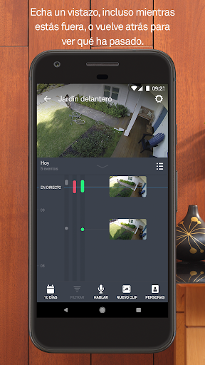 Captura de pantalla de Nest