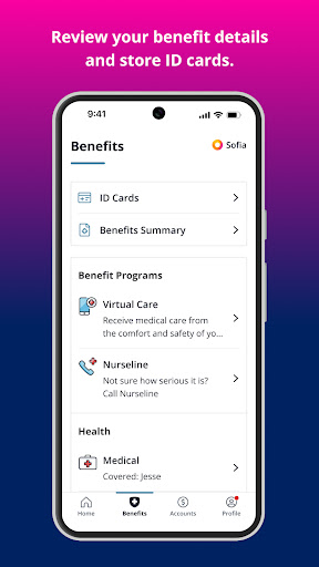 Captura de pantalla de MyChoice Benefits