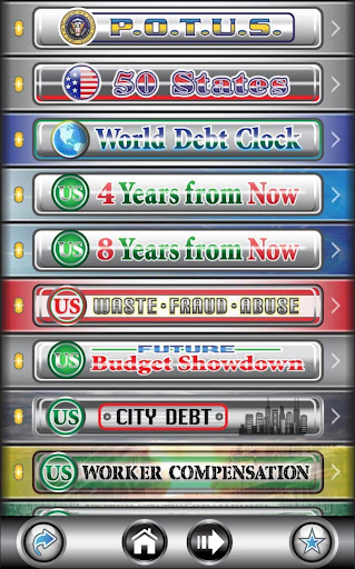 Captura de pantalla de US Debt Clock .org