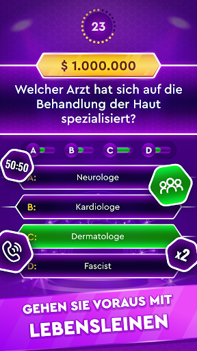 Trivia-Spiel: Millionär Quiz Screenshot