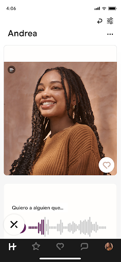 Captura de pantalla de Hinge: App de Citas y Ligar
