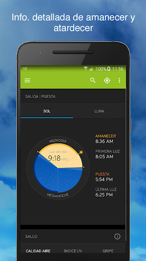 Captura de pantalla de Tiempo- Weather Underground