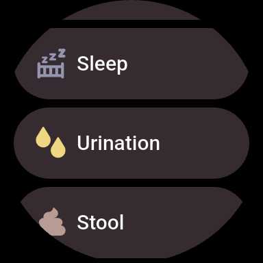 Breastfeeding tracker Pump log screenshot