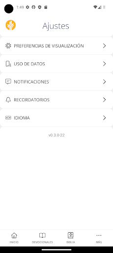 Captura de pantalla de Nuestro Pan Diario