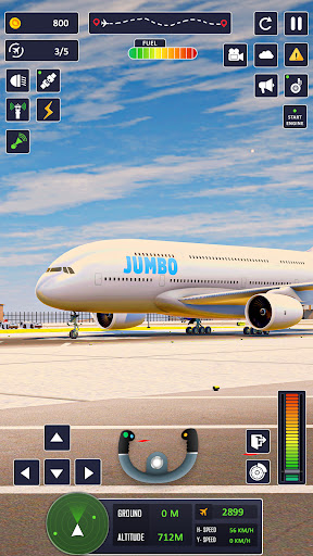 Captura de pantalla de Simulador de vuelo juego avión
