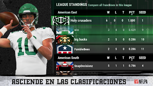 Captura de pantalla de Football Head Coach 26 NFL PA