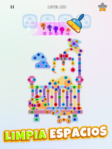 Captura de pantalla de Unscrew Nuts Sort: Pin Puzzle