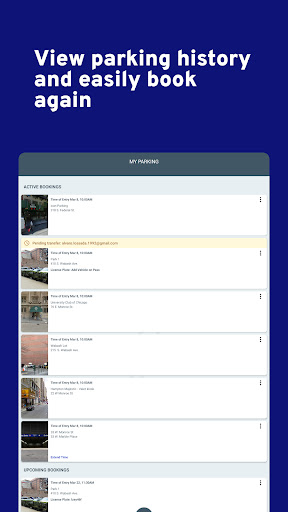 Captura de pantalla de ParkWhiz -- Parking App
