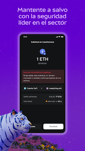 Captura de pantalla de MetaMask - Billetera de cripto