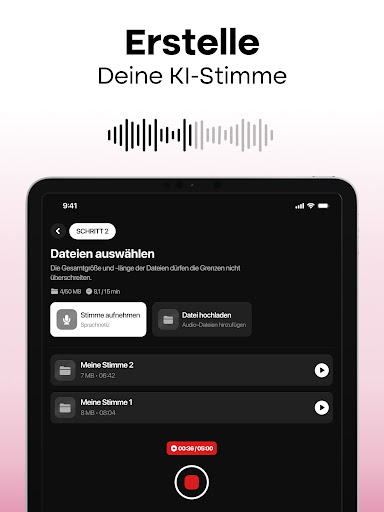 MyTunes: KI-Musik-Generator Screenshot