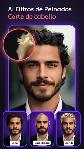 Captura de pantalla de Corte de Pelo, Hair App