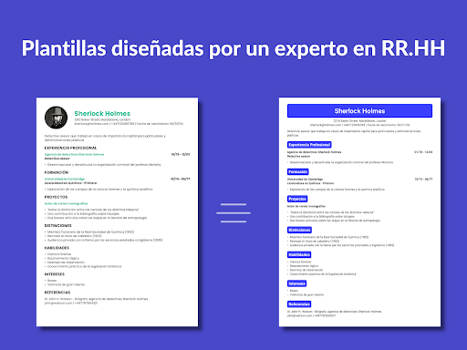 Captura de pantalla de Currículum Vítae - CV Engineer