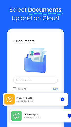 Captura de pantalla de Cloud Storage: Cloud Drive App