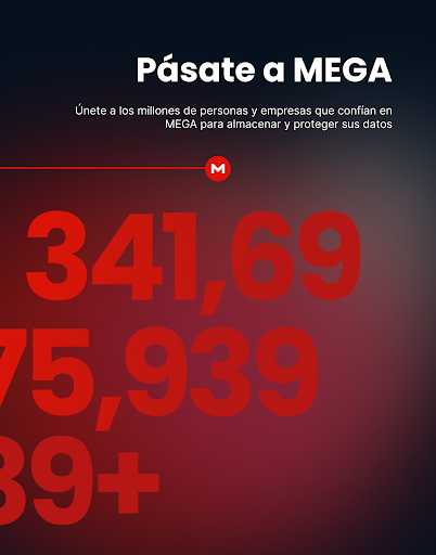 Captura de pantalla de MEGA