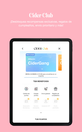 Captura de pantalla de CIDER - Ropa y Moda