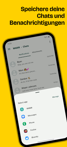 WAMR: gelöschte Nachrichten Screenshot