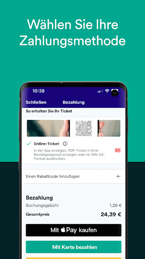 Trainline: Zugtickets kaufen Screenshot
