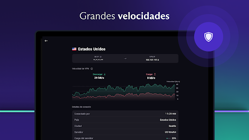 Captura de pantalla de Proton VPN: Rápida y segura