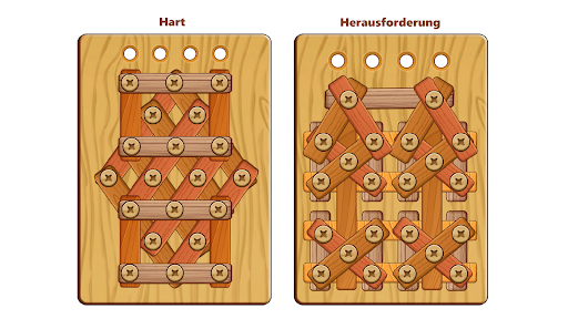 Wood Nuts & Bolts Puzzle Screenshot