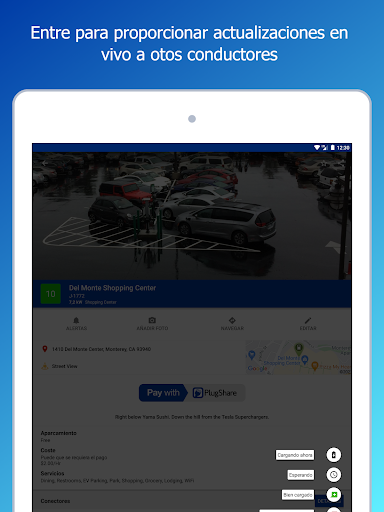 Captura de pantalla de PlugShare