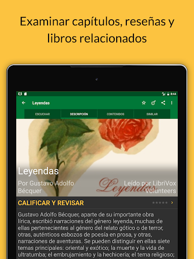 Captura de pantalla de AudioLibros