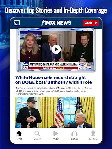 Captura de pantalla de FOX News - Daily Breaking News