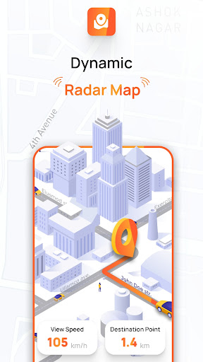 Radar, HUD, Map, Speed Camera screenshot