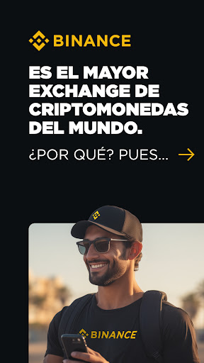 Captura de pantalla de Binance: Bitcoin, Crypto y NFT