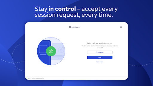 TeamViewer QuickSupport screenshot