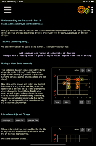 Captura de pantalla de Oolimo Guitar Chords