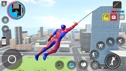 Captura de pantalla de Rope Action City Fighting Game