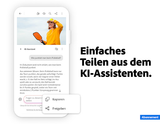 Adobe Acrobat Reader für PDF Screenshot