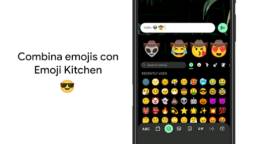 Captura de pantalla de Gboard: el teclado de Google