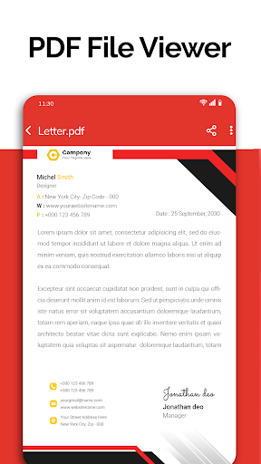 Captura de pantalla de Lector de todos los documentos