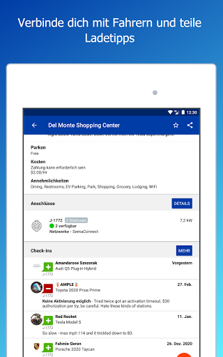 PlugShare- Ladestationen Screenshot