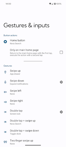 Captura de pantalla de Nova Launcher Prime