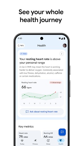 Google Health (Fitbit) screenshot