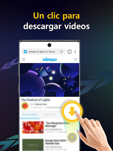 Captura de pantalla de Descargador de vídeos HD
