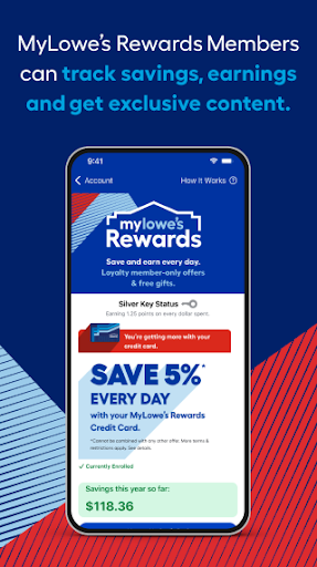Captura de pantalla de Lowe's