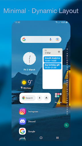 Captura de pantalla de DNA Launcher ‧ Home Screen