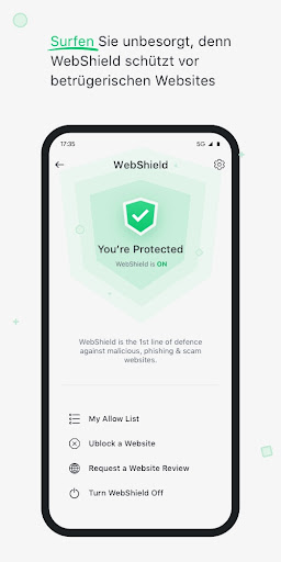 TotalAV Mobile Sicherheit Screenshot