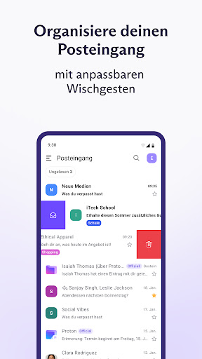 Proton Mail: sichere E-Mails Screenshot